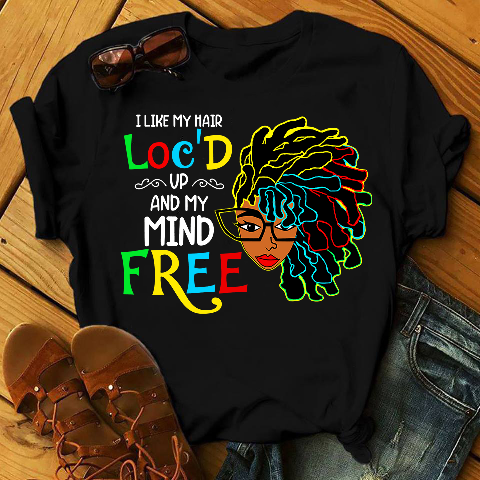 Ich mag meine Haare dreadlocks – T-Shirt & Hoodie für Afroamerikaner 0224