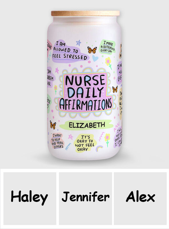 Tägliche Affirmation für Pflegekräfte – Personalisierte Pflege-Dose