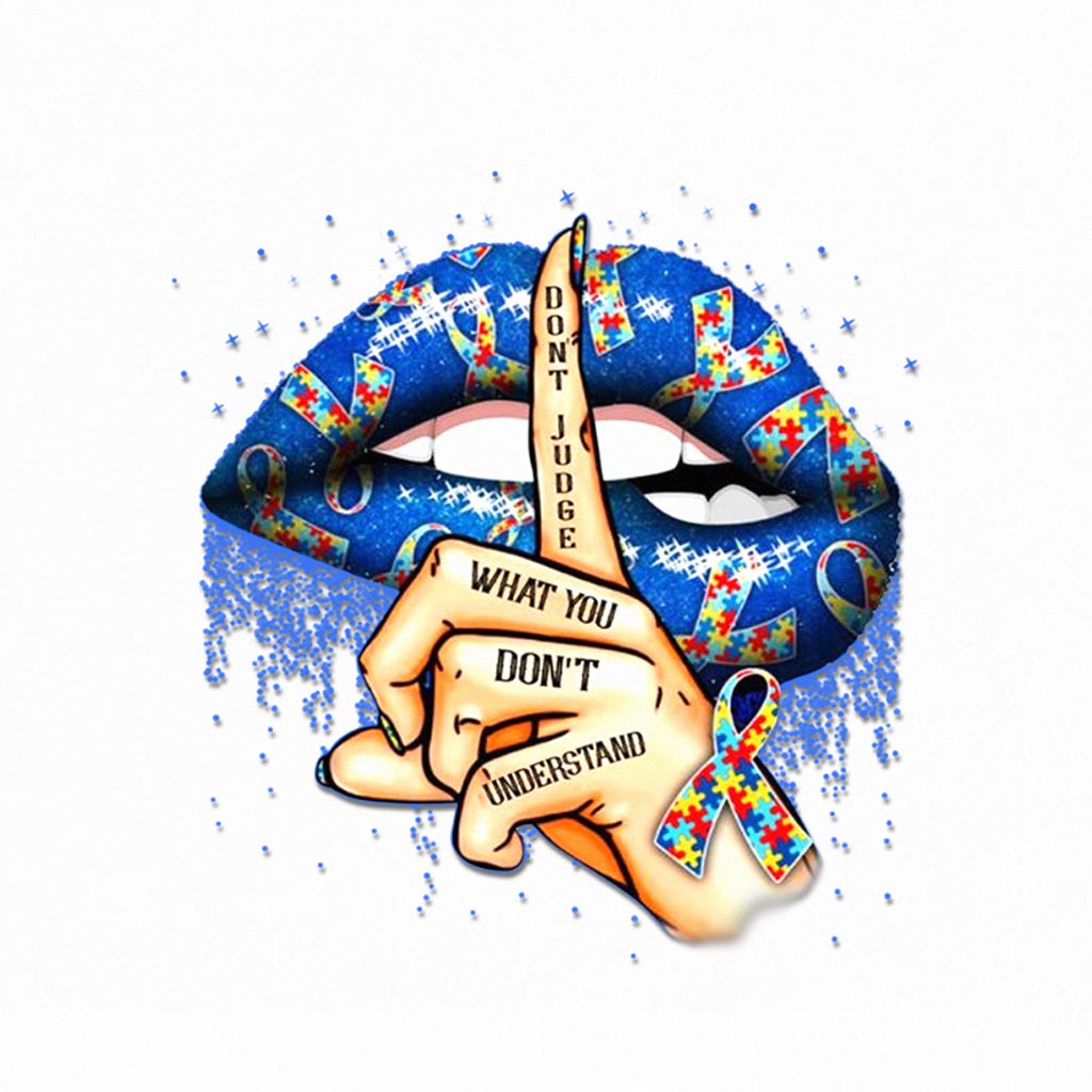 Urteile nicht über Dinge, die du nicht verstehst – Aufkleber zur Sensibilisierung für Autismus (Vollversion, 112021)