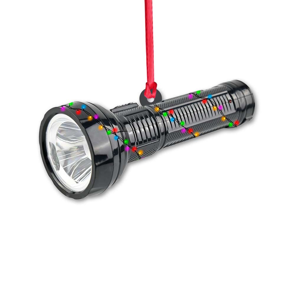 Campingartikel-Kollektion – Weihnachts-Camping-Ornament (beidseitig bedruckt)