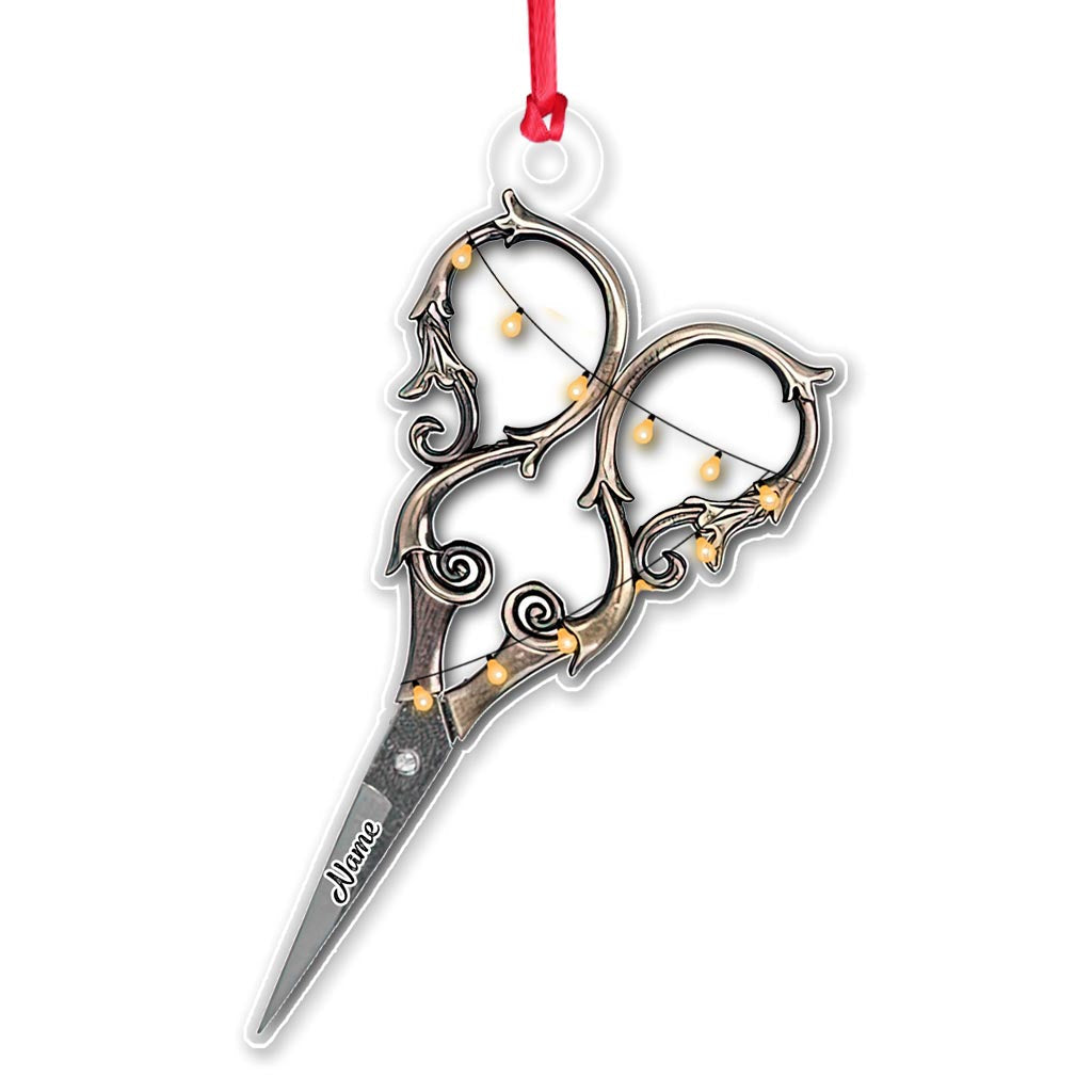 Nähartikel-Kollektion – Personalisierter transparenter Weihnachtsschmuck zum Nähen