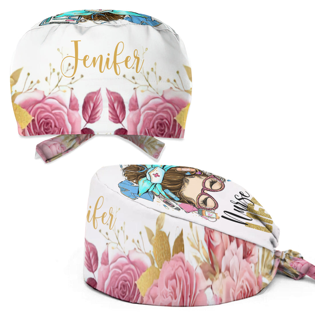 Nurse Life – Personalisierte OP-Haube für Pflegekräfte