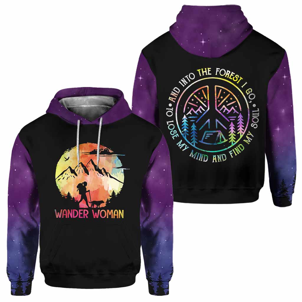 Und rein in den Wald gehe ich – Wander-T-Shirt und Hoodie 112021