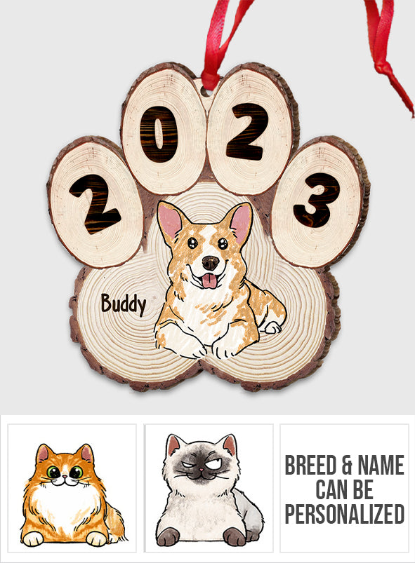 Niedliche Hunde- und Katzenpfote – Geschenk für Hunde- und Katzenliebhaber – Personalisierter Anhänger