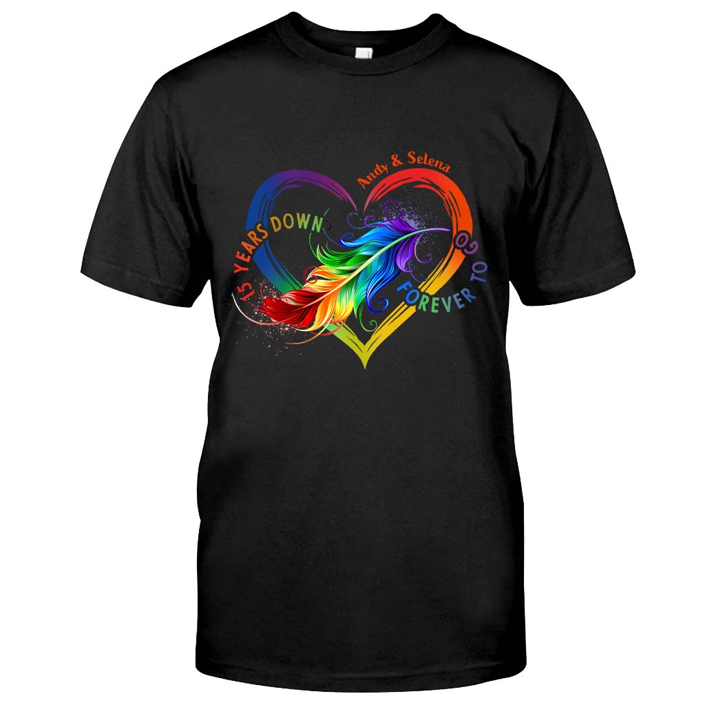 Forever To Go - Personalized Couple T-shirt and Hoodie