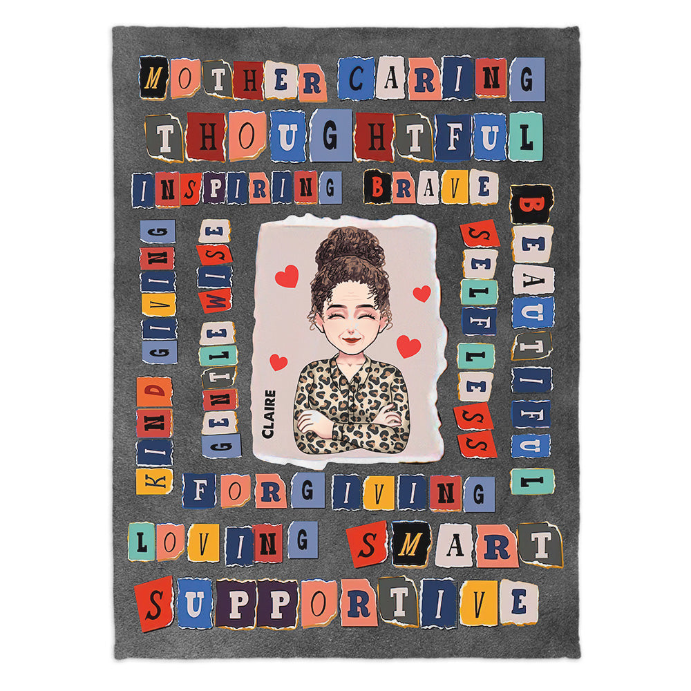 Wunderschöne, personalisierte Muttertagsdecke