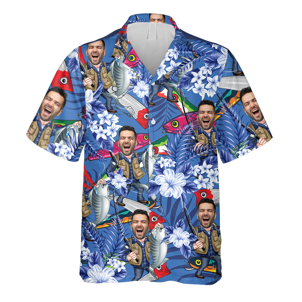 Glücks-Angelhemd – Personalisiertes Hawaii-Angelhemd