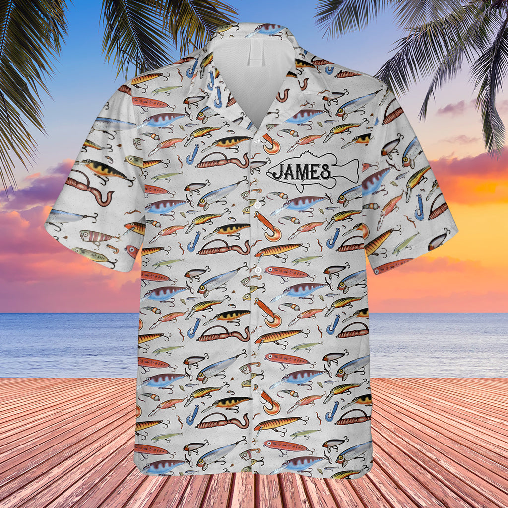 Fishing Lures - Personalized Fishing Hawaiian Shirt