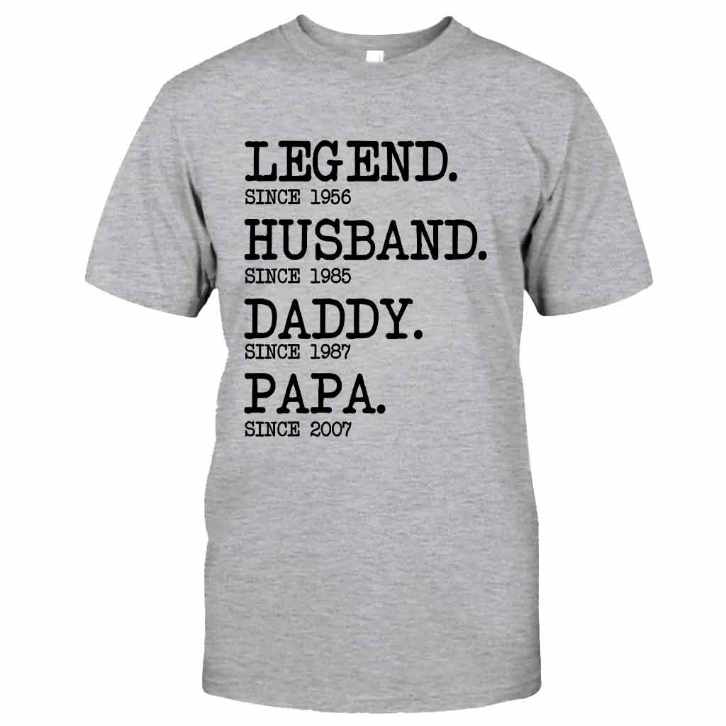 Legend Husband - Opa Personalisiertes T-Shirt und Hoodie 072021