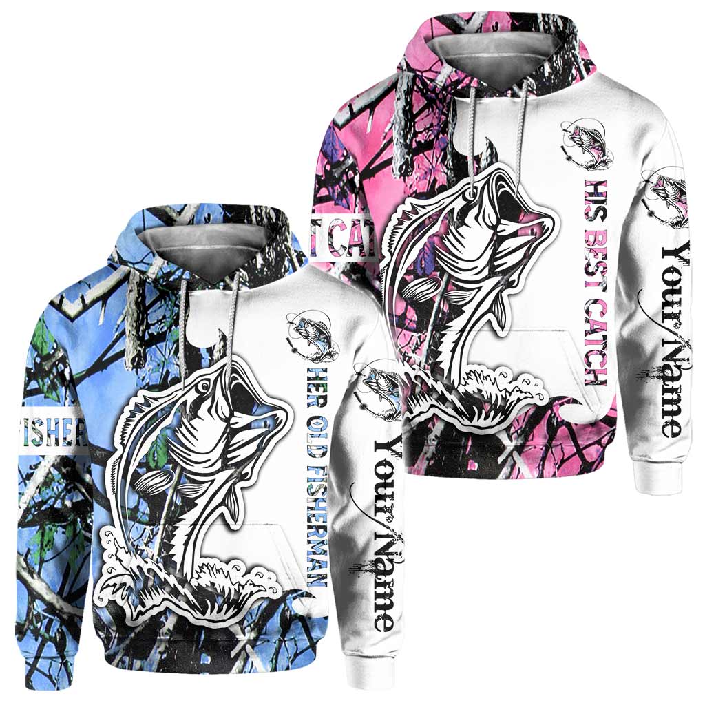 Sein bester Fang – Personalisiertes Angel-T-Shirt und Hoodie