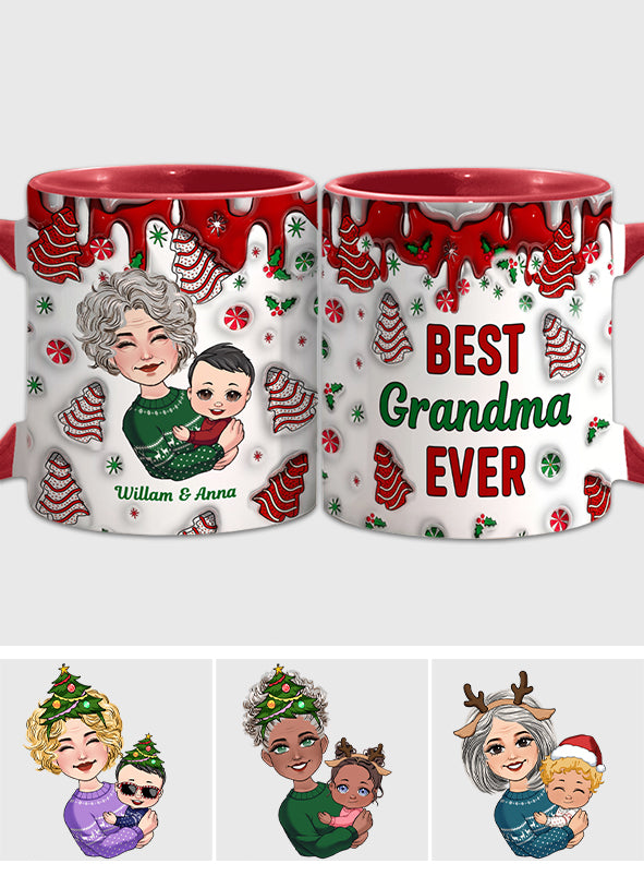 Beste Oma der Welt – Geschenk für Oma – Personalisierte Tasse mit Akzent