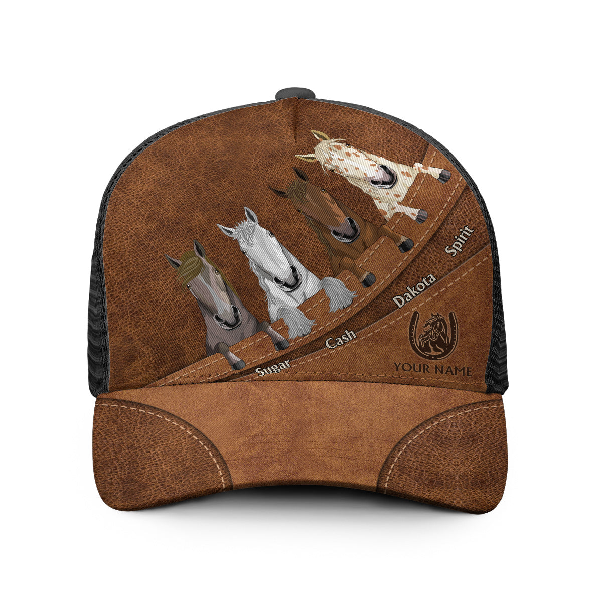 Liebe zum Pferd – Personalisierte Trucker-Mütze mit Pferdemotiv