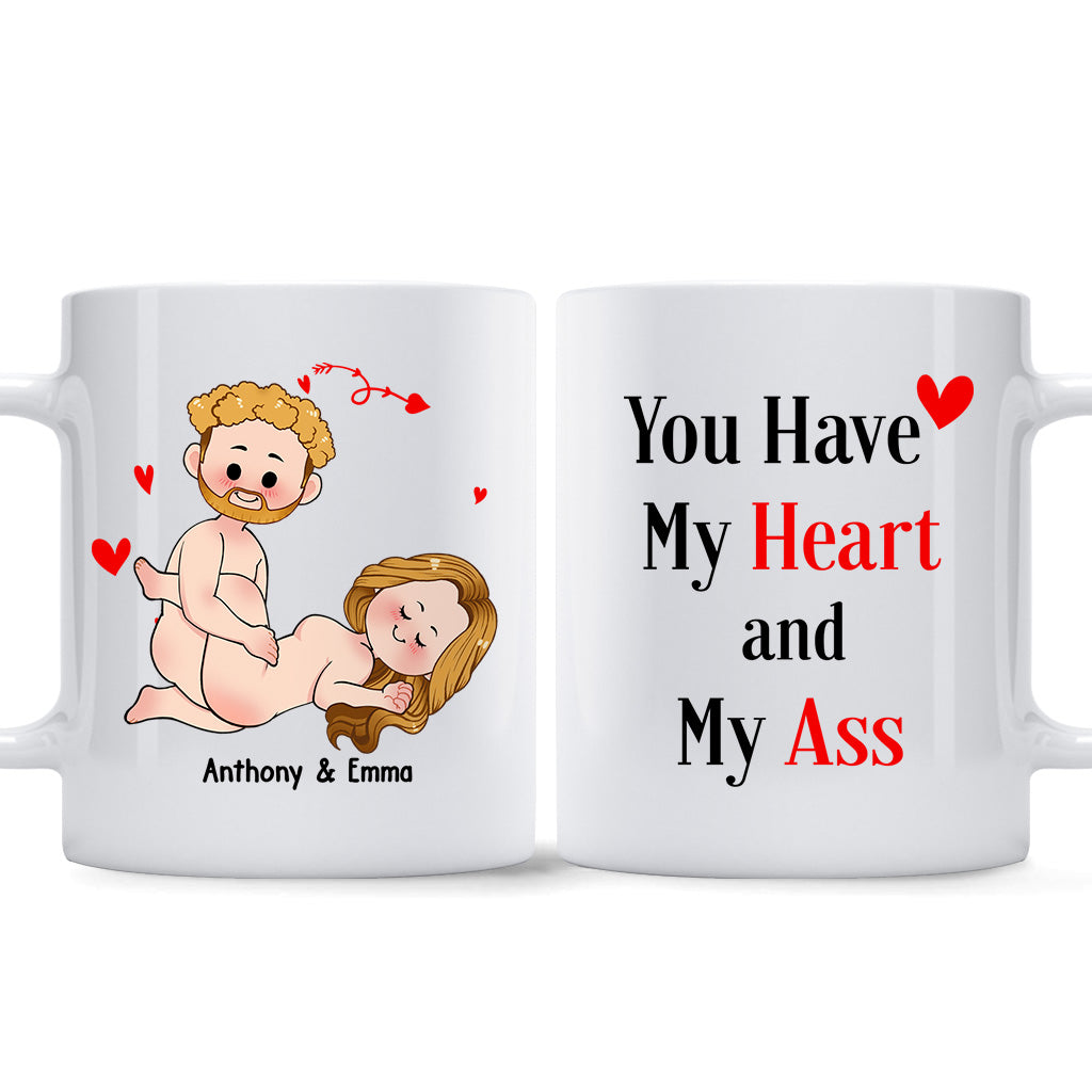 I Just Want You To Be Happy - Couple gift for husband, wife, boyfriend, girlfriend - Personalized Mug