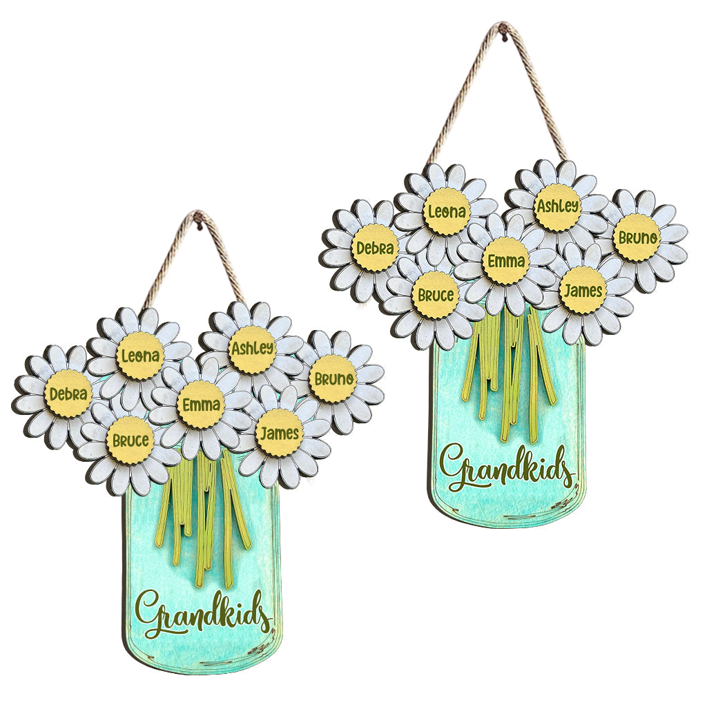 Grandma's Garden - Personalized Grandma Wood Sign