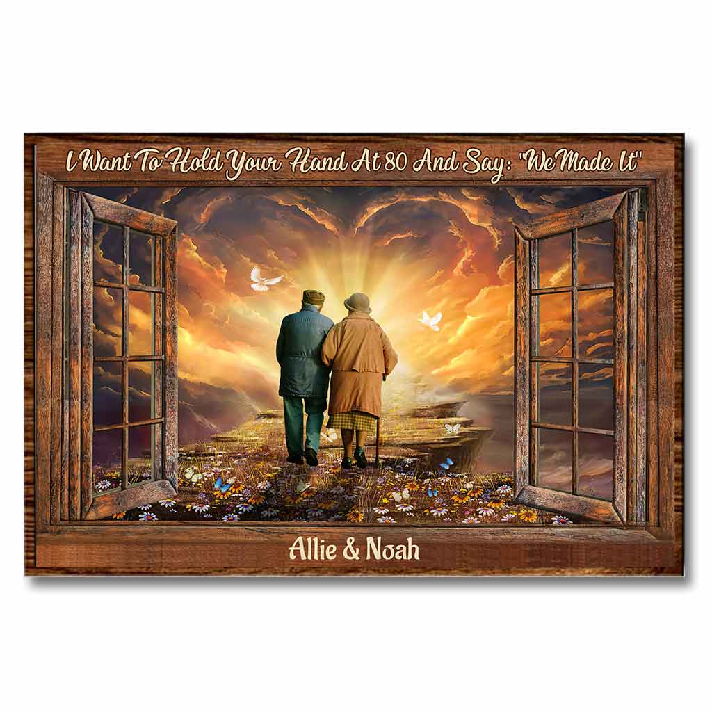 We Made It - Personalized Couple Poster