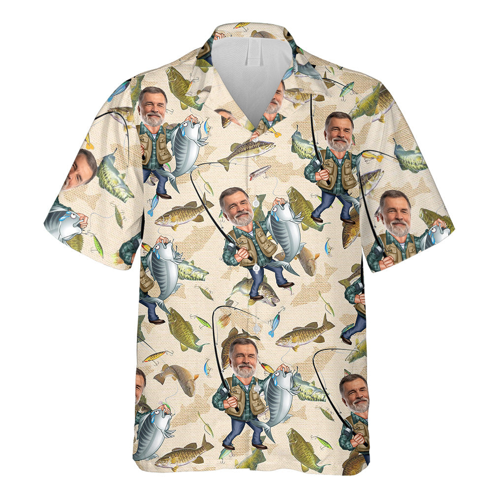 Angelhemd - Personalisiertes Hawaii-Angelhemd