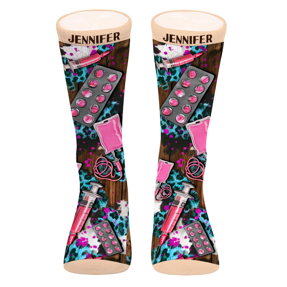 Nurse Life – Personalisierte Krankenschwestersocken