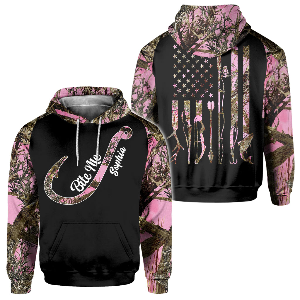 Anglerin - Personalisiertes Angel-Shirt