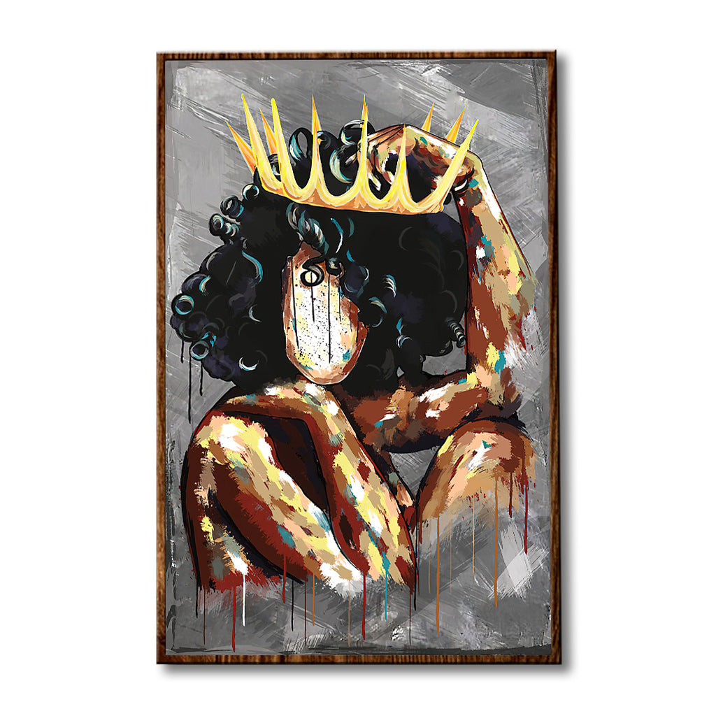 Schwarze Königin – Poster für Afroamerikanerinnen 112021