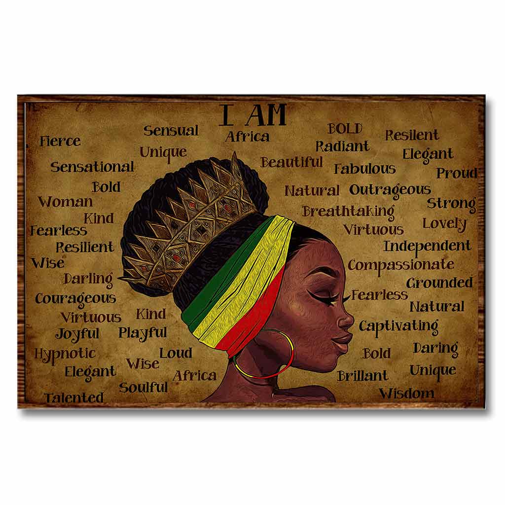 Schwarze Königin – Poster für Afroamerikanerinnen