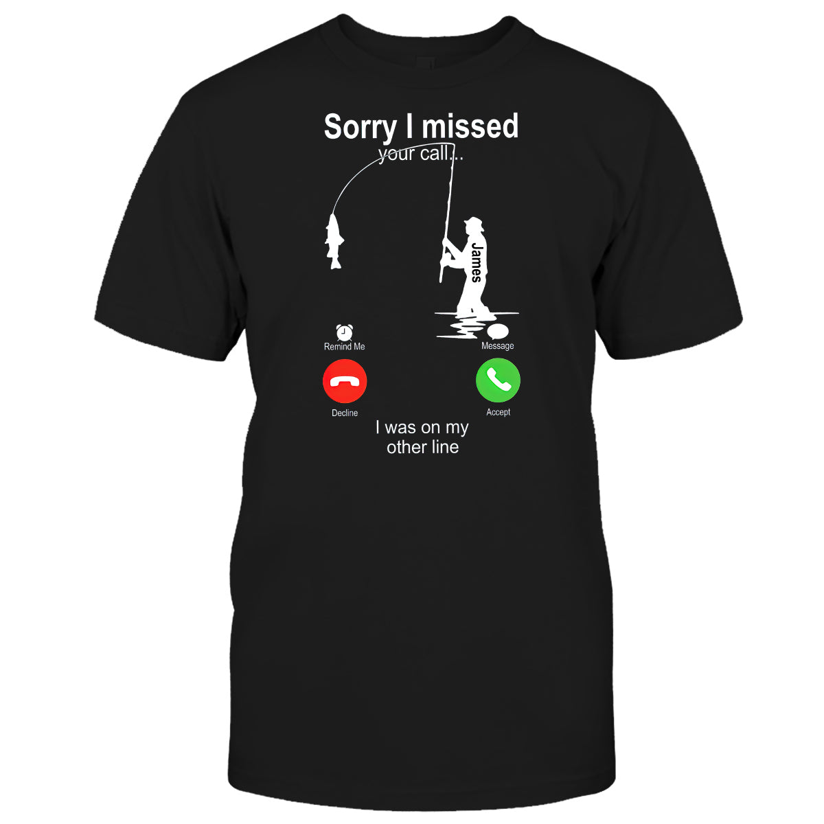 Tut mir leid, dass ich Ihren Anruf verpasst habe, ich war gerade im Gespräch – Personalisiertes Angel-T-Shirt und Hoodie
