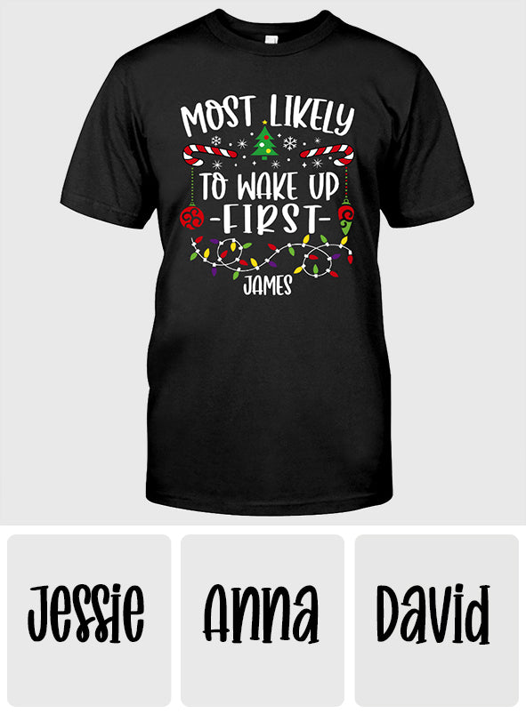 Family Christmas - Personalized Family T-shirt And Hoodie