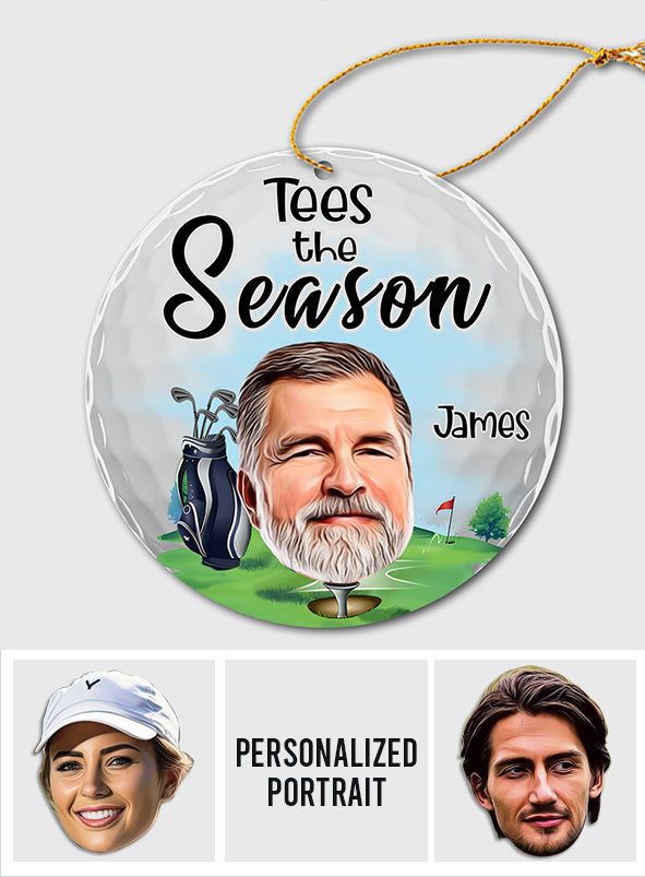Tees the Season - Personalized Golf Ornament