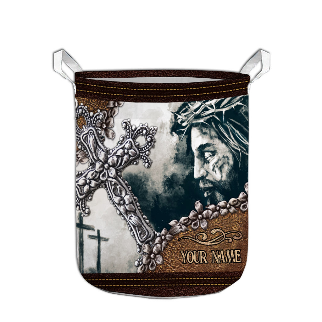 Glaube haben – Personalisierter christlicher Aufbewahrungskorb