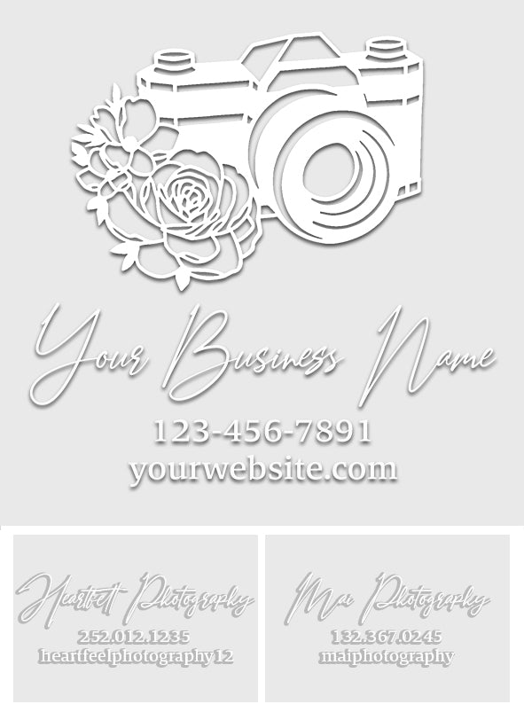 Fotostudio – Personalisierter Fotografie-Aufkleber (Vollversion)