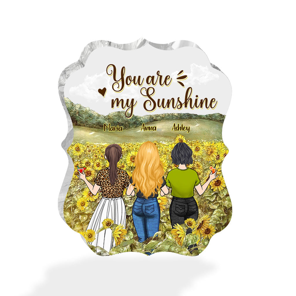 Beste Freundin für immer – Geschenk für die beste Freundin der Schwester – Personalisierte Acrylplakette in individueller Form