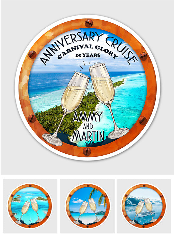 Love Cruising - Personalized Cruising Round Wood Sign