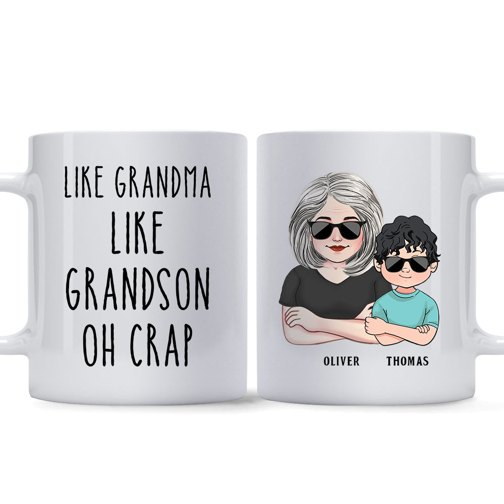 Wie der Vater, so der Sohn – Geschenk für Papa, Vater, Sohn – Personalisierte Tasse