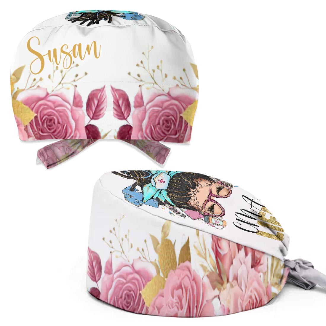 Nurse Life – Personalisierte OP-Haube für Pflegekräfte