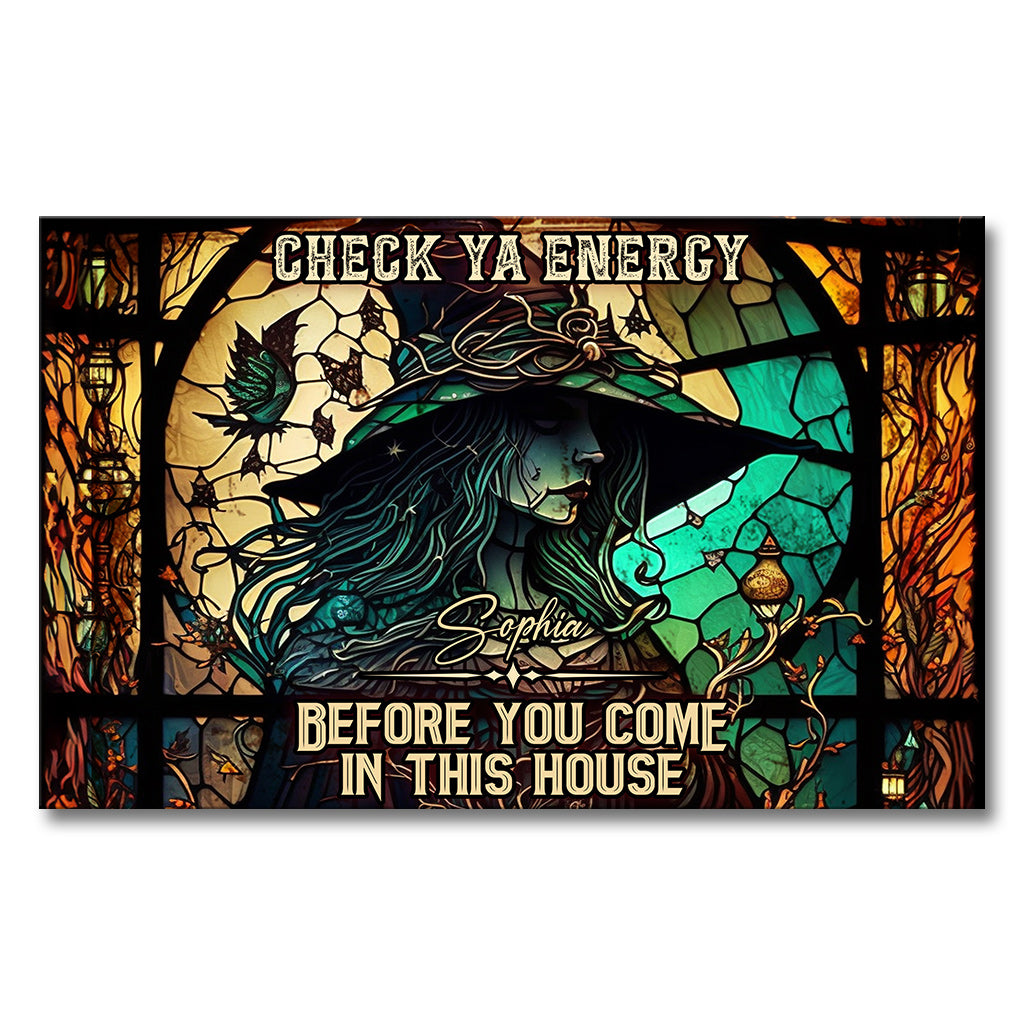 Check Ya Energy – Personalisierte Hexen-Leinwand und Poster