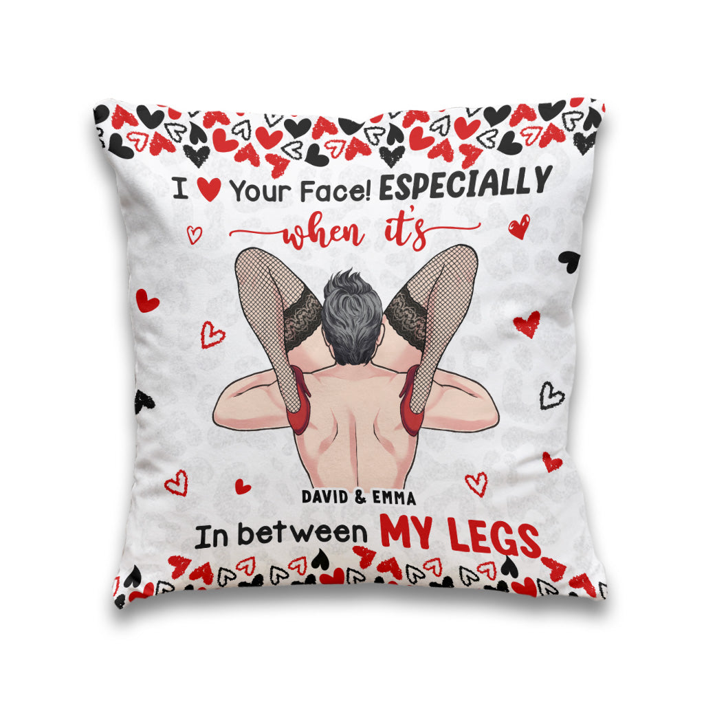 „Ich liebe dein Gesicht“ – Personalisiertes Pärchenkissen