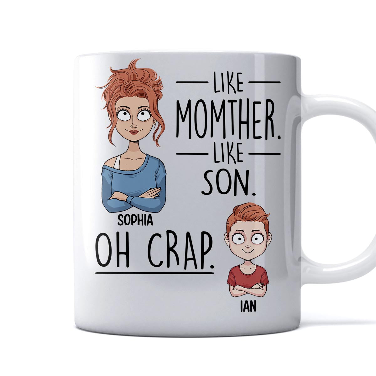 Like Father Like Daughter Like Son - Gift for dad, mom, son, daughter - Personalized Mug