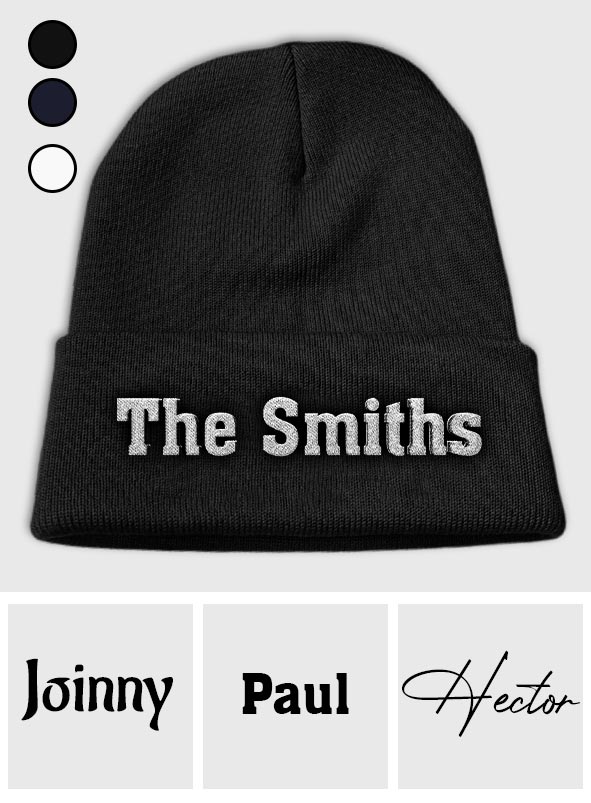 Personalisierte Mütze mit Namensstickerei für Ihren Sohn