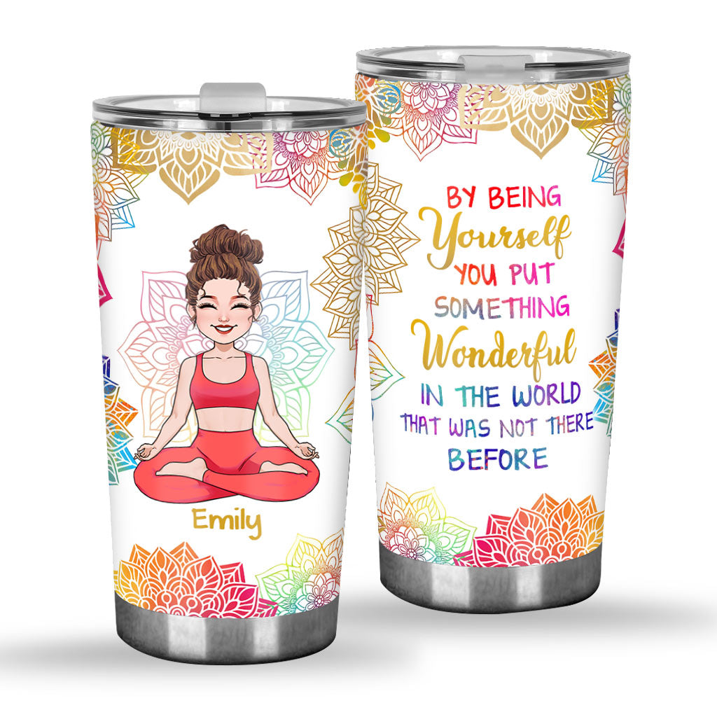 Sei du selbst – personalisierter Yoga-Becher