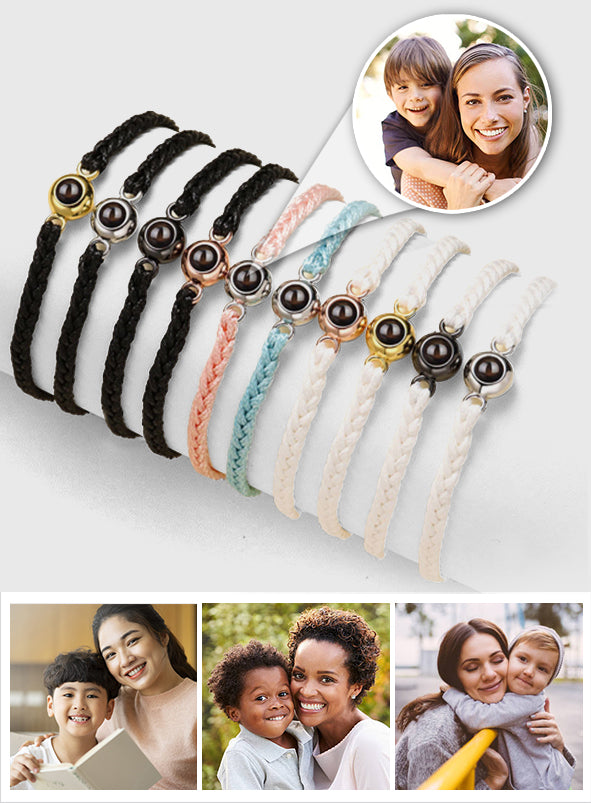 Ich liebe meinen Sohn – Personalisiertes Armband mit Sohn-Projektion