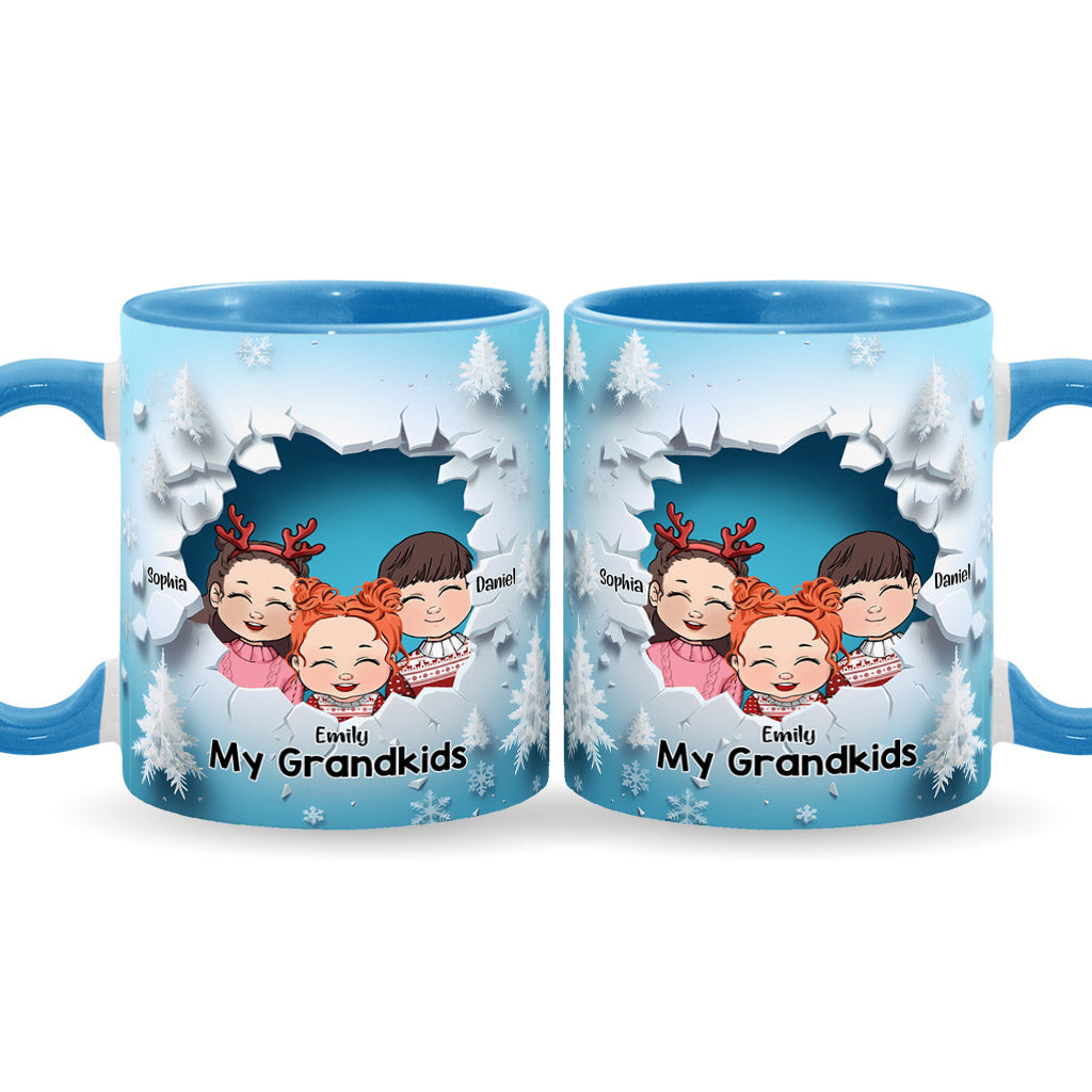 Meine Enkelkinder – Personalisierte Tasse mit Oma-Akzent