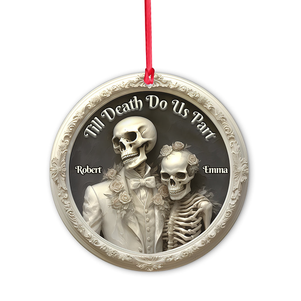 Bis dass der Tod uns scheidet – Personalisierter Totenkopf-Anhänger