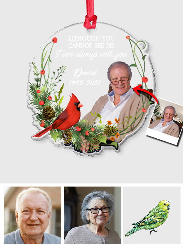 Ich bin immer bei dir – Personalisierter transparenter Gedenkschmuck