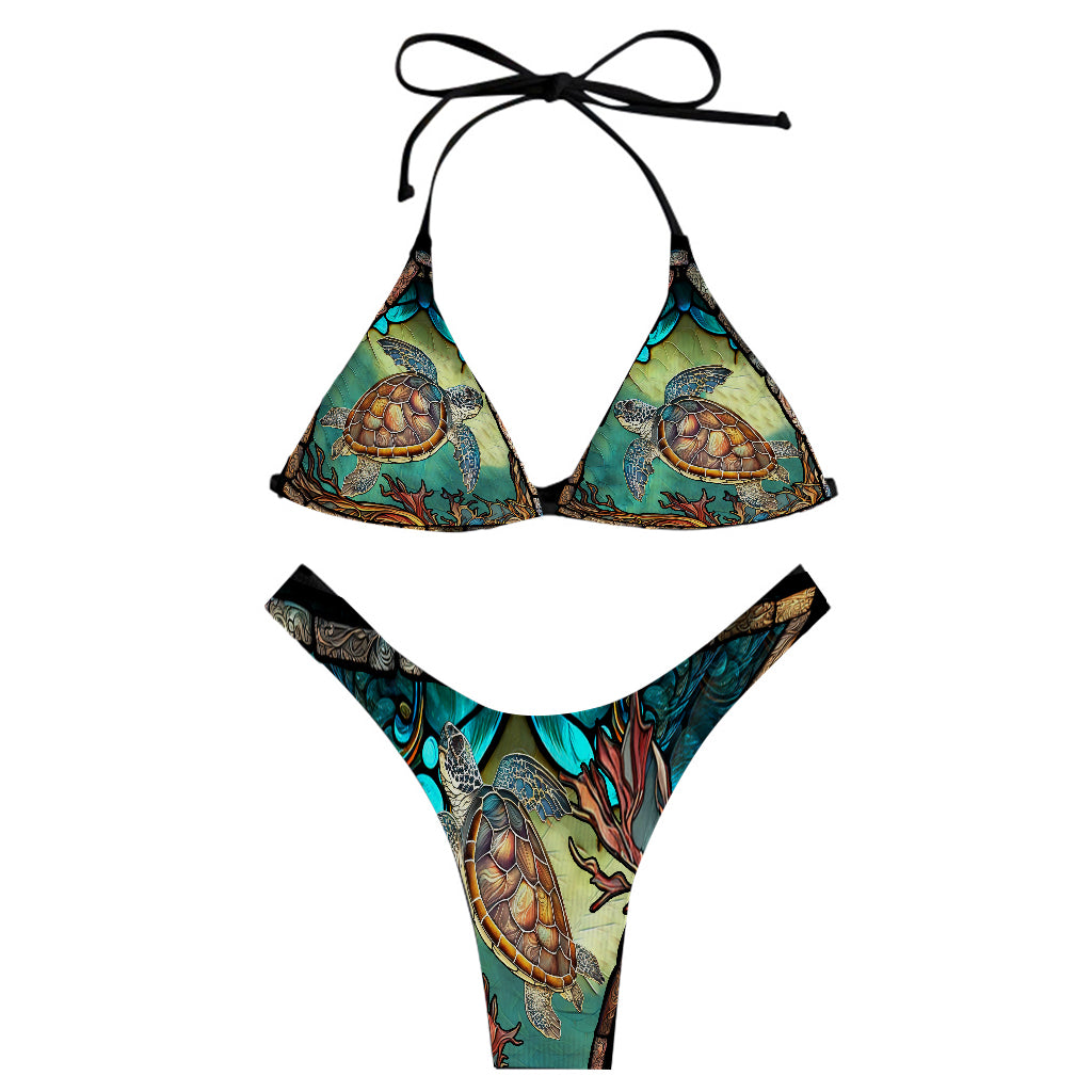 Into The Ocean Sea Lover Triangle Bikini Badeanzug