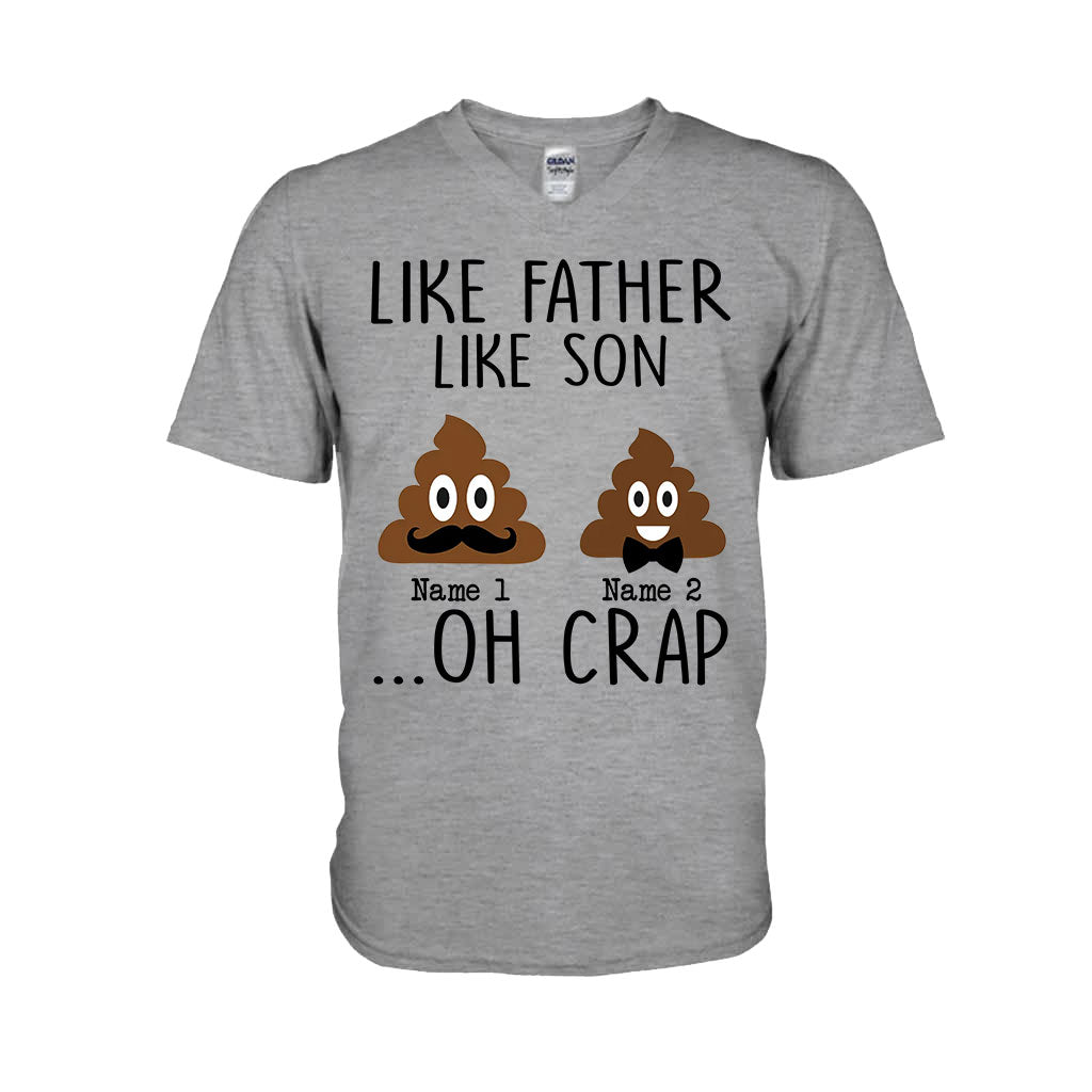 Wie die Mutter, so die Tochter – Geschenk für Mama, Tochter, Papa, Sohn – Personalisiertes T-Shirt und Hoodie