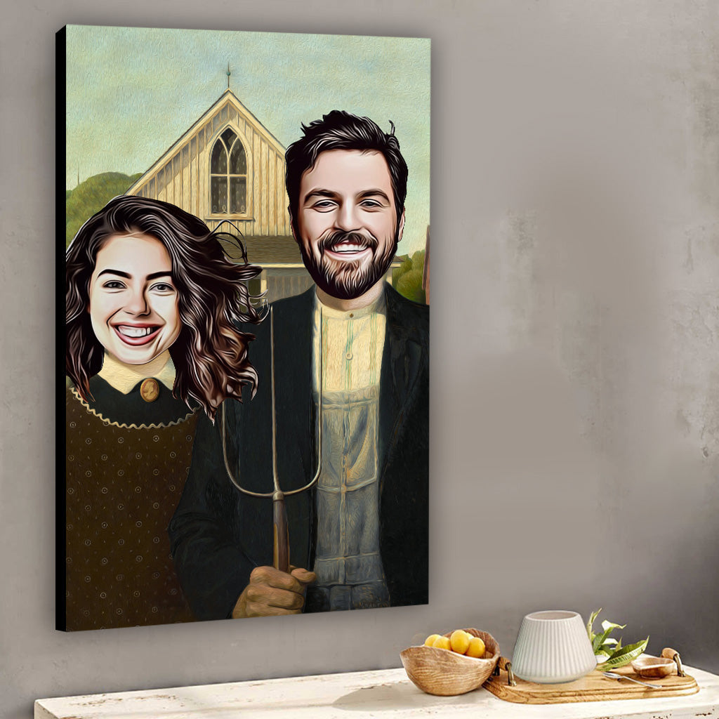 Lustiges Geschenk für Horrorfilm-Fans – Personalisierte Halloween-Leinwand und Poster