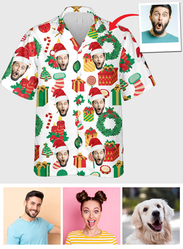 Individuell gestaltetes Weihnachts-Hawaiihemd