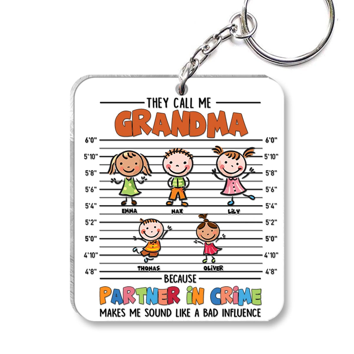 Komplize – Geschenk für Opa, Oma, Mama, Papa, Onkel, Tante, Bruder, Schwester – Personalisierter Schlüsselanhänger