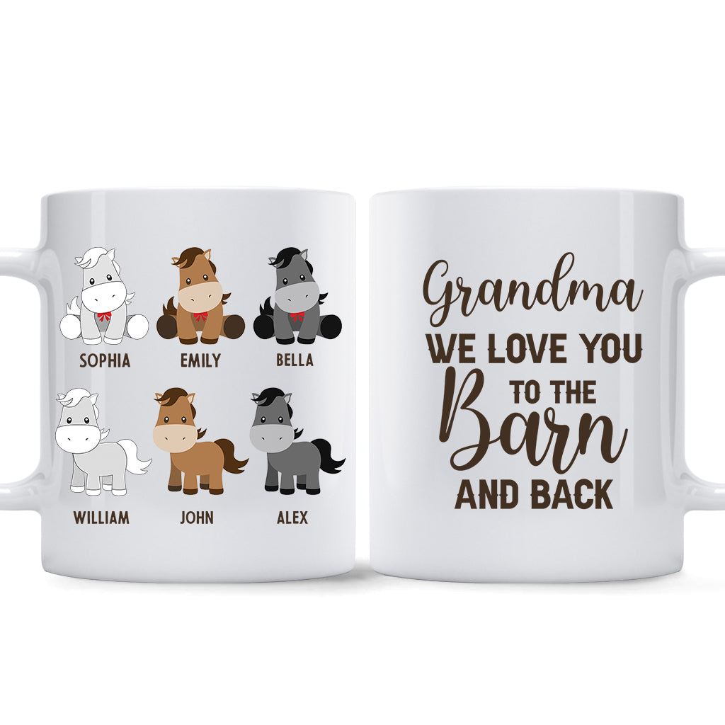 Daddy's Little Ponies – Pferdegeschenk für Papa, Opa, Ehemann, ihn – Personalisierte Tasse