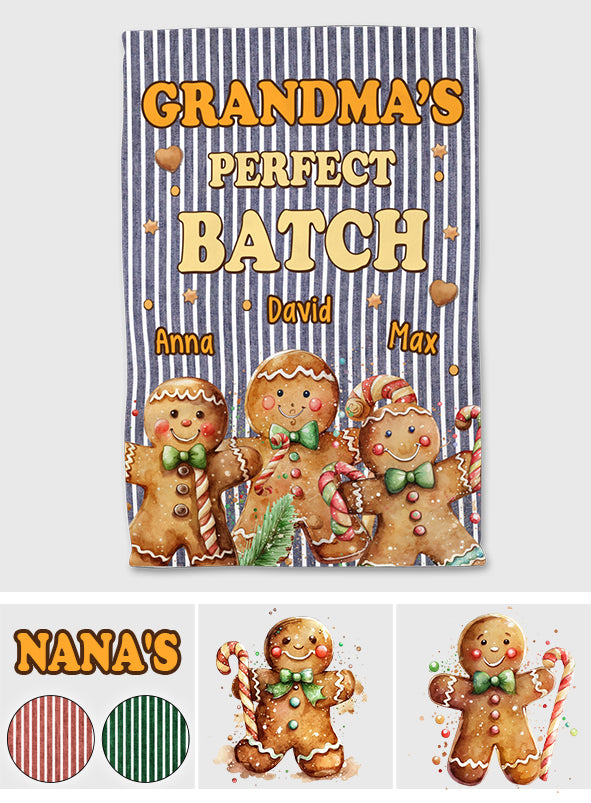 Omas perfektes Handtuch – Geschenk für Oma und Mama – Personalisiertes Handtuch