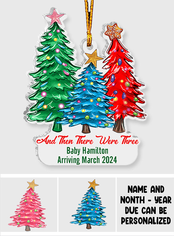 Und dann waren es drei – Personalisierter transparenter Schwangerschaftsschmuck